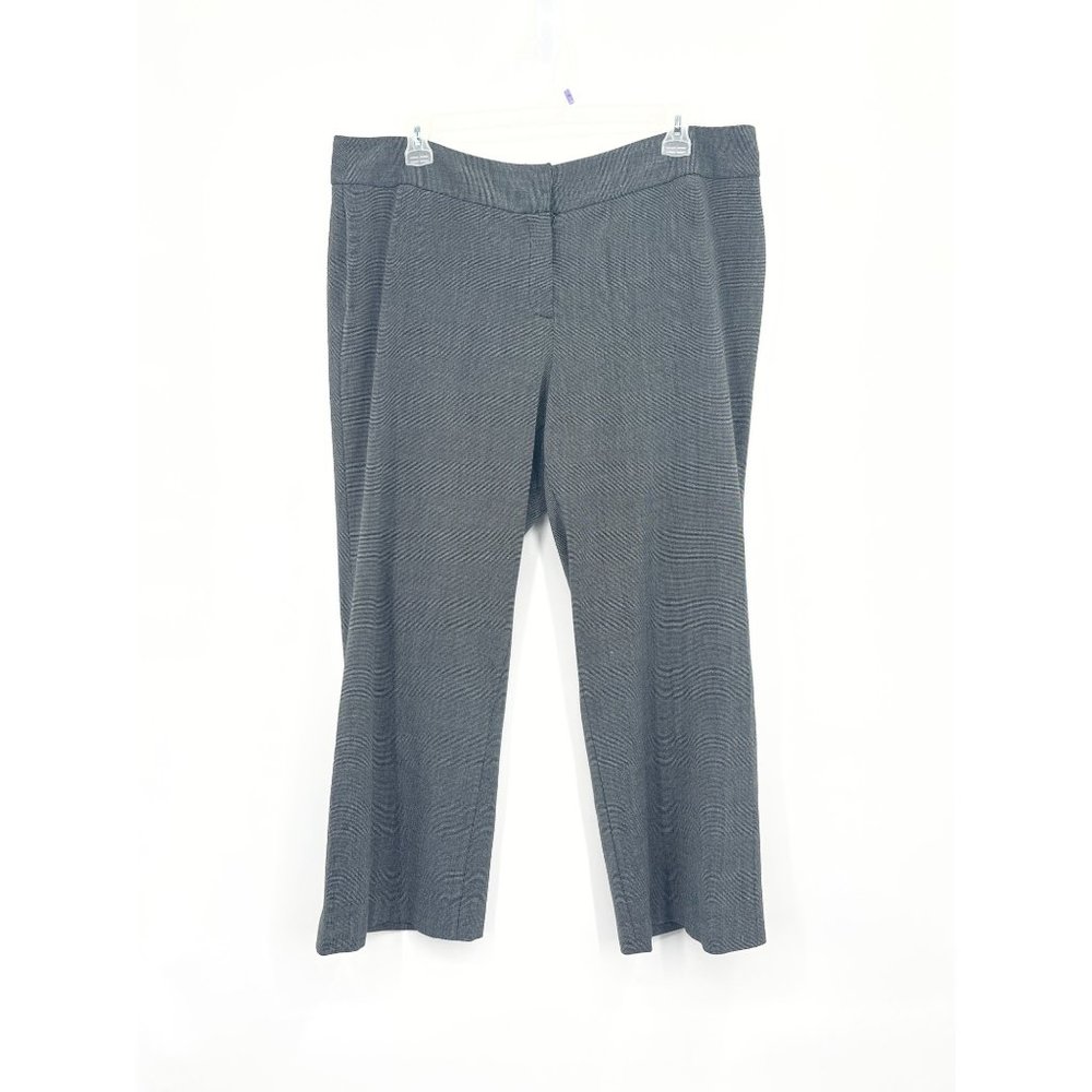 Charter Club Katherine Fit Gray Career Cropped Dress Pants 20W